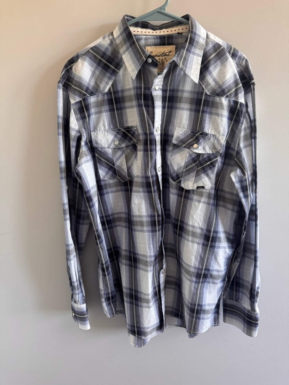 Coastal Western Pearl Snap button up long sleeve Men’s XL cowboy rodeo